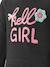 Robe avec message fille Happy Girls anthracite 3 - vertbaudet enfant 