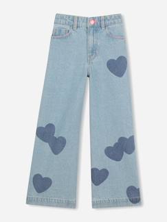 Jean fille coupe large  - vertbaudet enfant