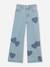 Jean fille coupe large Bleu 1 - vertbaudet enfant 