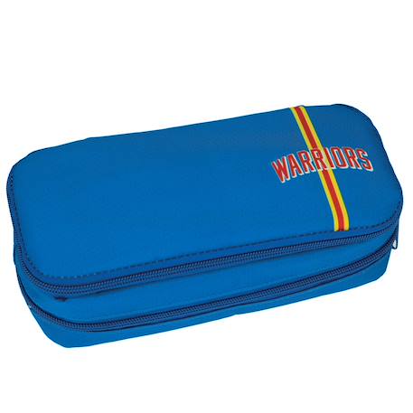 Garçon-Trousse 2 compartiments zippés nba basket warriors golden states 21 cm