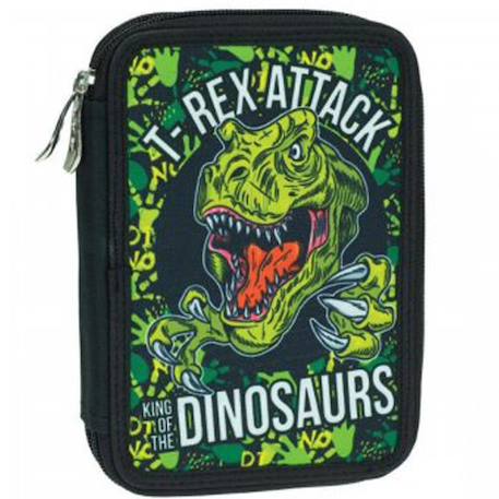 Fille-Accessoires-Trousse garnie t-rex dinosaure attack 18 cm - 2 cpt