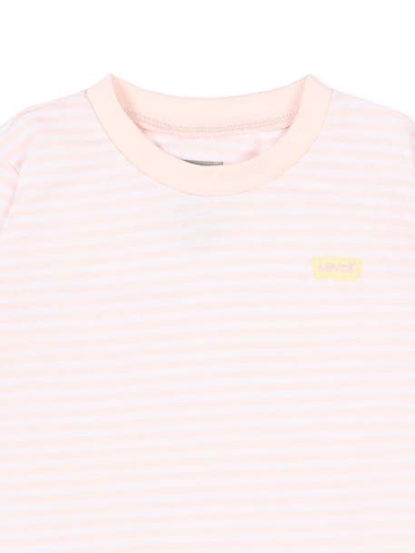 T-shirt fille à manches courtes Bleu marine+Rose 6 - vertbaudet enfant 