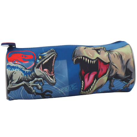 Fille-Accessoires-Trousse cylindrique imprimée dinosaures polyester jurassic world