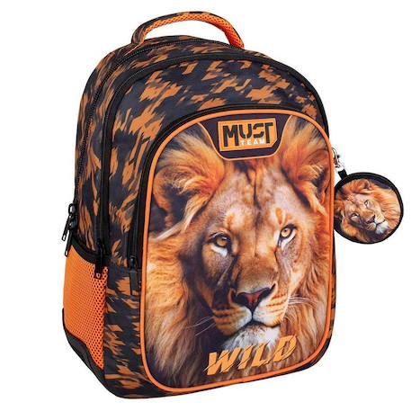 Fille-Accessoires-Sac à dos enfant cmp must lion wild 43 cm 2 compartiments zippés