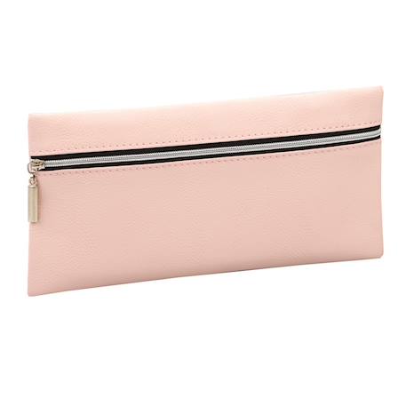 Fille-Accessoires-Trousse plate simili cuir 22 cm