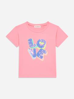 T-shirt fille à manches courtes  - vertbaudet enfant