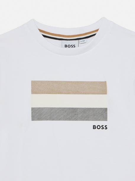 T-shirt  garçon à manches courtes Blanc 3 - vertbaudet enfant 