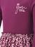 Robe avec jupe imprimée et inscription fille Happy Girls bordeaux 3 - vertbaudet enfant 