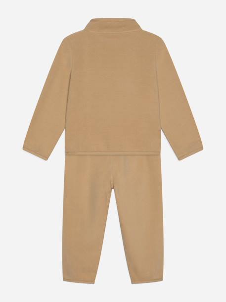 Ensemble en polaire Beige+Bleu marine 2 - vertbaudet enfant 