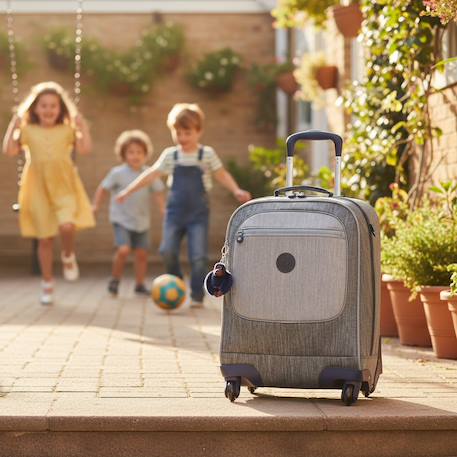 Sac à roulettes licia 49 cm - trolley Ash denim bl+Polish blue c 2 - vertbaudet enfant 
