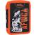 Trousse garnie double compartiment toile imprimée lion Noir / orange 1 - vertbaudet enfant 