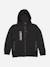 Veste garçon zippé à capuche Noir 1 - vertbaudet enfant 