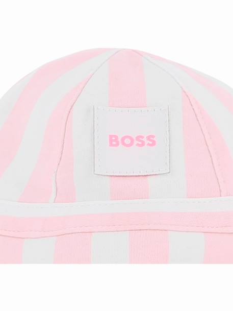 Bob avec attaches Blanc / rose 4 - vertbaudet enfant 