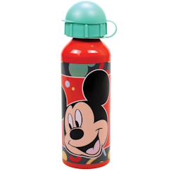 Puériculture-Gourde en aluminium mickey mouse avec paille 52 cl