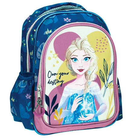 Sac à dos maternelle imprimé devant effet brillant Bleu marine 1 - vertbaudet enfant 
