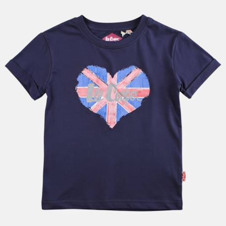 T shirt fille manches courtes Blanc+Fushia+Marine+Rosatre 11 - vertbaudet enfant 