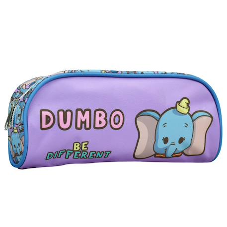 Fille-Accessoires-Trousse scolaire imprimée dumbo disney deux compartiments
