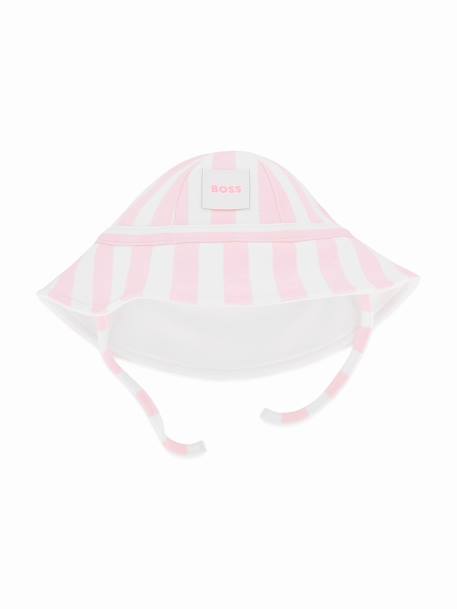 Bob avec attaches Blanc / rose 3 - vertbaudet enfant 