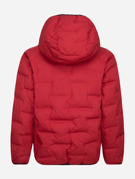 Doudoune garçon à capuche Rouge 3 - vertbaudet enfant 