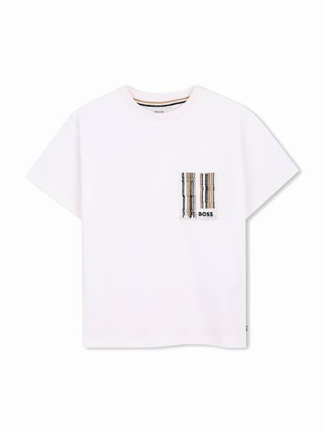 T-shirt  garçon à manches courtes Blanc 1 - vertbaudet enfant 