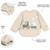 Bavoir à manches avec poche tiny farm Sable 2 - vertbaudet enfant 