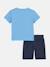 Ensemble 2 pièces Blanc / orange+Bleu 5 - vertbaudet enfant 