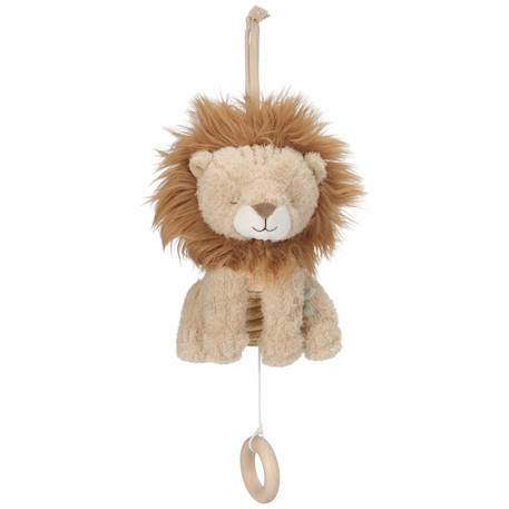 Peluche musicale à suspendre lion safari friends Beige, marron 1 - vertbaudet enfant 