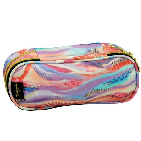 Fille-Accessoires-Trousse zippée 2 compartiments imprimé landscape 22 cm – hallmark