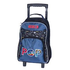 -Sac à dos trolley kip textile 2 compartiments à roulettes