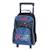 Sac à dos trolley kip textile 2 compartiments à roulettes Bleu / bleu / marine / bleu 1 - vertbaudet enfant 