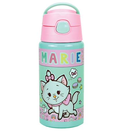 Gourde paille en aluminium marie 50 cl avec poignée disney Menthe 1 - vertbaudet enfant 