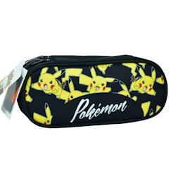 Jouet-Matériel scolaire-Trousse pokémon pikachu 23 cm - 2 cpt