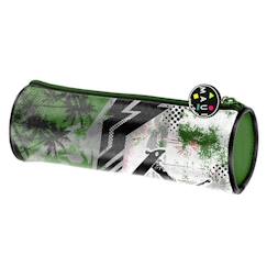 Jouet-Matériel scolaire-Trousse ronde maui & sons imprimée tissu jungle skate 21 cm