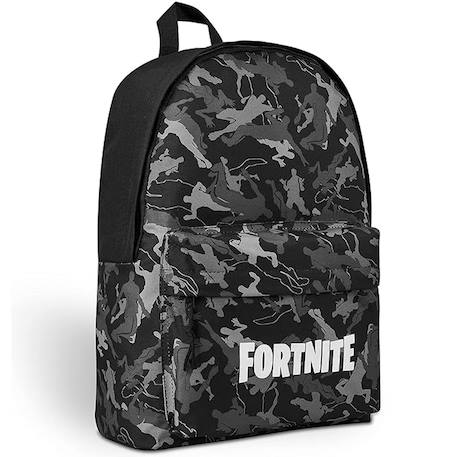 Sac à dos enfant 40 cm fortnite model 2 camouflage Noir / gris / anthracite 1 - vertbaudet enfant 