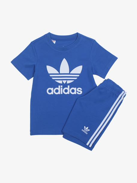 Ensemble garçon manches courtes Blanc / noir+Bleu+Bleu / blanc 10 - vertbaudet enfant 