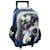 Sac à dos trolley playmobil gene super 4 imperméable imprimé brillant Bleu / noir / gris 1 - vertbaudet enfant 