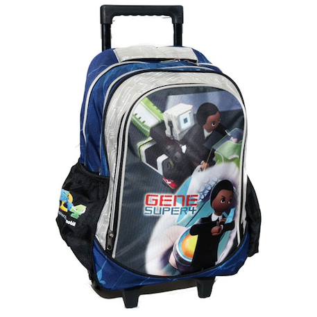 Fille-Accessoires-Sac à dos trolley playmobil gene super 4 imperméable imprimé brillant