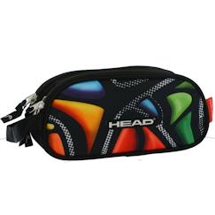 Jouet-Matériel scolaire-Trousse à stylos néoprène zippée 3 compartiments head