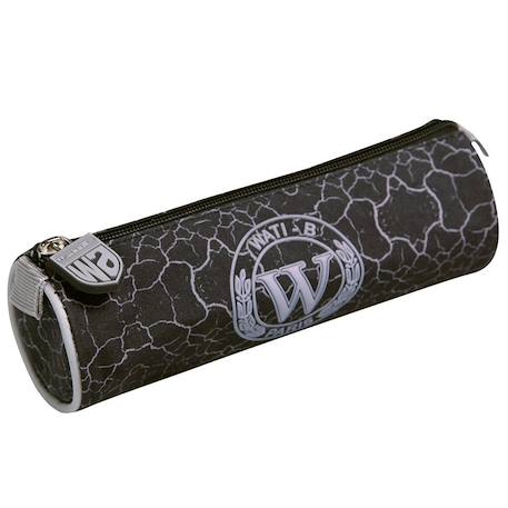 Fille-Accessoires-Trousse ronde textile motif craquelé wati b