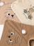 Lot de 3 bavoirs animaux à enfiler caramel+écru+sauge 5 - vertbaudet enfant 