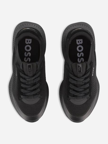 Basket garçon a lacets Blanc+Noir 10 - vertbaudet enfant 