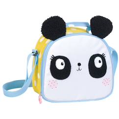 Puériculture-Repas-Vaisselle, coffret repas-Sac gouter panda 3d 23 cm - sac déjeuner
