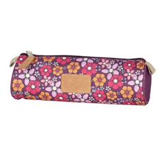 Trousse ronde zippée 22 cm forme cylindrique kip inspiration  - vertbaudet enfant