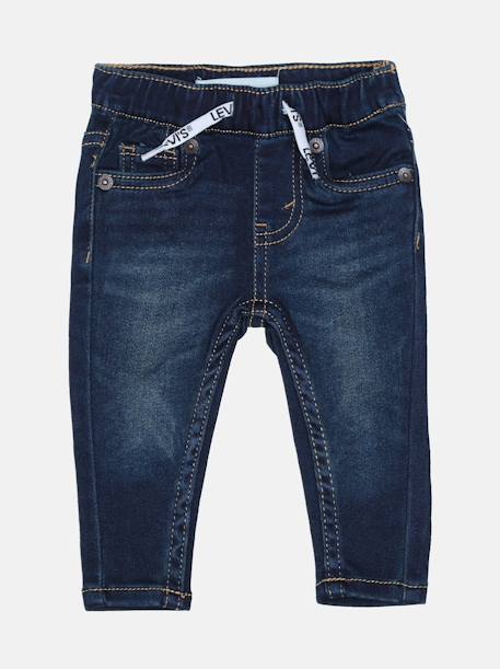 Jean garçon taille élastique Bleu foncé 1 - vertbaudet enfant 