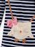 Robe rayée avec chouette fille Happy Girls marine+rose nude 3 - vertbaudet enfant 