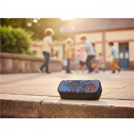 Trousse maui & sons en tissu motif requin sharky Bleu / noir / blanc 2 - vertbaudet enfant 