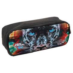 -Trousse 2 zip imprimé no fear puma 23 cm