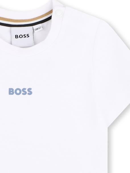 T-shirt garçon à manches courtes Blanc 3 - vertbaudet enfant 