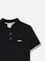 Polo garçon à manches courtes Noir 3 - vertbaudet enfant 