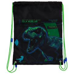 -Sac à dos à ficelles jurassic world 40 x 32 cm